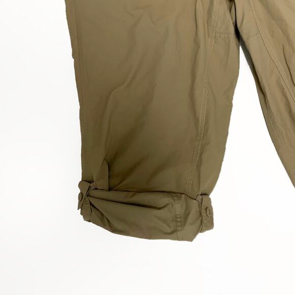 NORTH FACE Womens Convertible Roll Up Leg Khaki Hiking Outdoor Pants | 16 - Picture 3 of 6